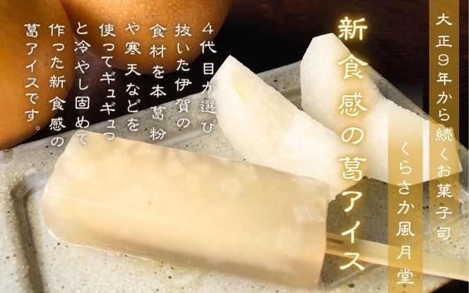 伊賀彩菓　くずよせ　５種類１０本保冷バック入り krsk0002