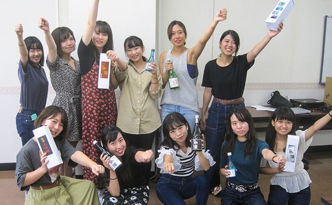 女子大生がラベル考案の鳥浜酒造の日本酒3種3本（300ml×3本）