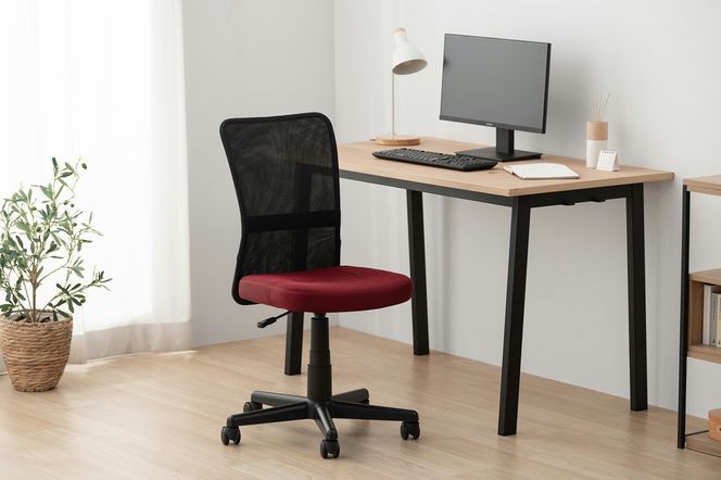オフィスチェア 椅子 メッシュバックチェア OFC-MBR ボルドー アイリスオーヤマ メッシュ チェア イス デスクワーク テレワーク