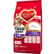 ビューティープロ キャット 下部尿路の健康維持 11歳以上 560g ｘ10(ケース単位) キャットフード