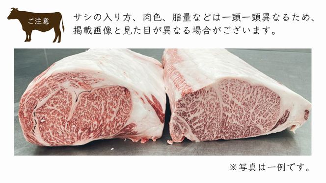 【常陸牛】ヒレブロック1本3kg ( 茨城県共通返礼品 ) 肉 A5 国産 焼肉 業務用 [BM026us]