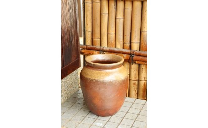 【東児の花窯】備前焼　大甕・花器・傘立て 民芸品 工芸品 インテリア 焼き物 