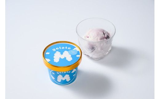 大粒冷凍ブルーベリー1kgと手作りブルーベリーヨーグルトジェラート6個セット ※離島への配送不可