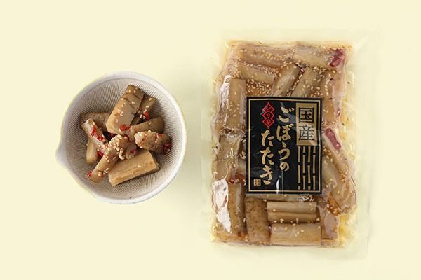 永成食品 国産ごぼうのたたき 250g×1袋 ピリ辛 お酒のつまみ お弁当にも ごぼう ゴボウ
