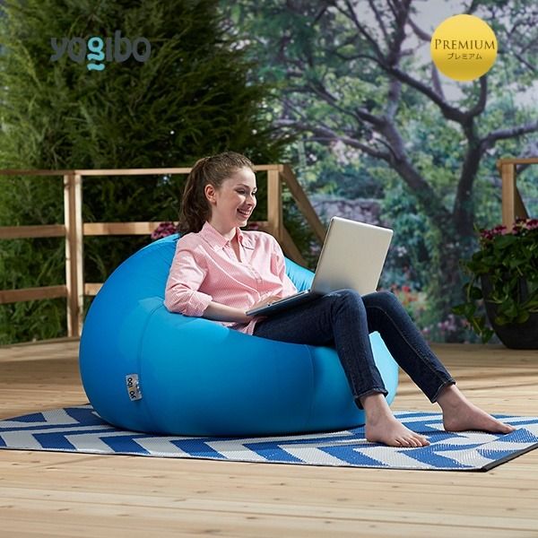【終了】Yogibo Zoola Pod Premium（ヨギボー ズーラ ポッド プレミアム）＜スカイ＞-[G793-8]