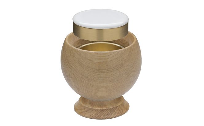 手元供養にも使える写真陶板付き宝物入れ「たまてまり」 141305_NH01