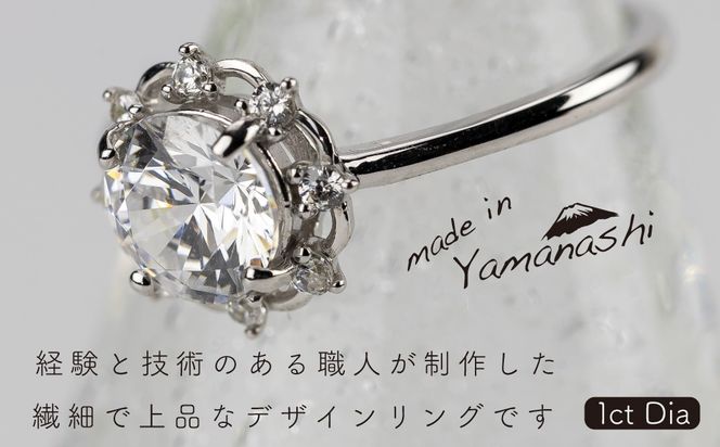 GF061　pt900ダイヤモンドリング　1.00ct＋0.12ct（RP-MR-1171）　	