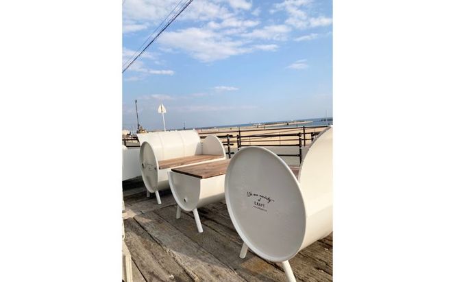 ソファー ドラム缶リメイクソファー 家具 インテリア ドラム缶 リメイク ワイルド キュート デザイン 飲食店 雑貨屋 アパレルショップ オシャレ 収納 加西市 兵庫県