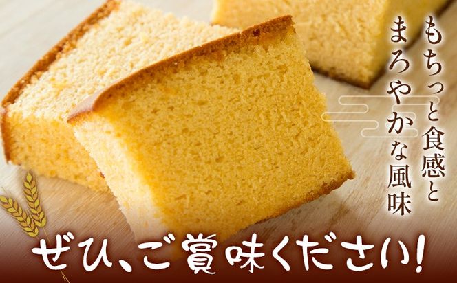 もち麦カステラ 1本 株式会社玉利軒《30日以内に出荷予定(土日祝除く)》岡山県 笠岡市 カステラ もち麦 お土産 和菓子 手土産 送料無料 冷蔵配送---T-37_cool---