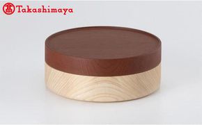 〈畑漆器店〉SOJI hako Ｌ chocolateキャニスター1段【高島屋選定品】 小物入れ 重箱 お弁当箱 F6P-3247