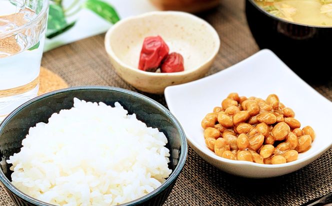 岩手の納豆 大豆・中粒セット（3パック×6個×2種類） 大内商店 【2361】