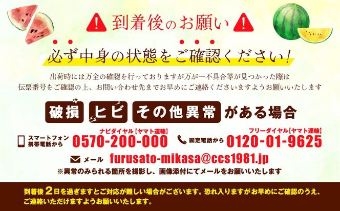 《2026年分受付中》スイカ2種(夏のほほえみ・夏の女神)食べ比べセット【01148】