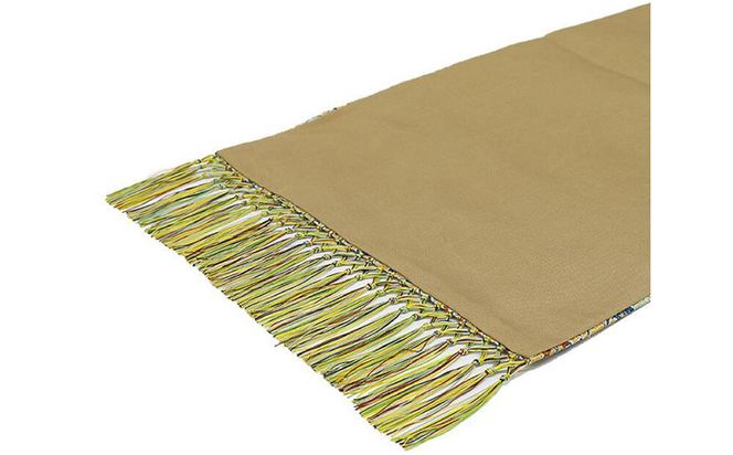 【高島屋選定品】＜龍村美術織物＞早雲寺テーブルセンター（1号サイズ・金） 261009_A-ADK013