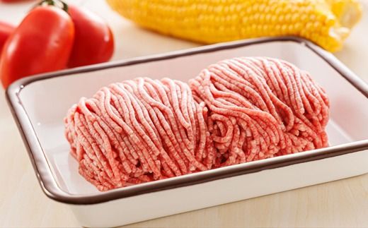 【定期便9ヶ月】北海道産 合い挽き肉 合計1kg（牛5：豚5） 豚肉のコク旨ひき肉　121-1262-156-014