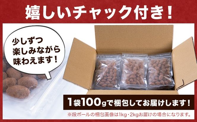 チョコ チョコレート ココア アーモンドチョコ 選べる 100g 500g 1kg 2kg《30日以内に出荷予定(土日祝除く)》和歌山県 日高川町 送料無料 スイーツ デザート お菓子 おやつ チョコ アーモンド アーモンドチョコ ココア---wfn_cwlocal_30d_26_5000_100g---