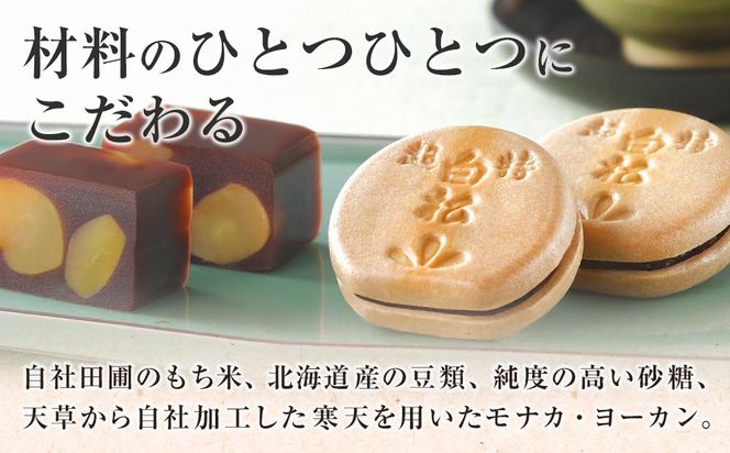 白松が小モナカ・大ヨーカンギフト 2点詰合わせ 【モナカ ヨーカン 和菓子 仙台銘菓 白松がモナカ 詰合せ ふるさと納税 仙台市 名物菓子】 041009_AR003