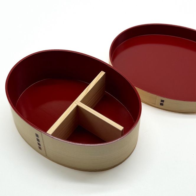 日々 hibi 曲げわっぱ 弁当箱 内朱［YS160］ 303446_CR185VC02