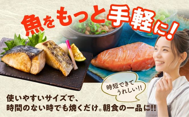 G3801 【お弁当サイズ】さわら&銀鮭 切身 計20切れ（各約50g×10切れ） 【小分け 漁師 さけ サケ 手切り  泉州 鰆 切り身 弁当 朝食 時短 訳あり サイズ不揃い 規格外 冷凍食品 】