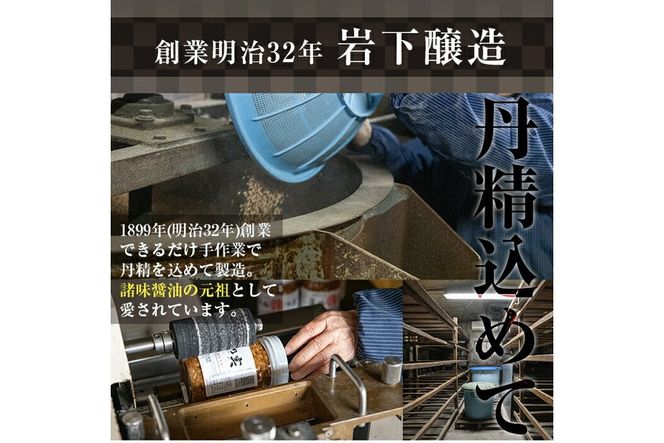 a757 醤油の実(約2.8kg・480g×6本)【岩下醸造】国産 姶良市産 もろみ 諸味 ご飯のお供 おかず 大豆 発酵食品 常温 常温保存 