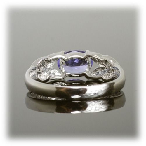 タンザナイト リング 0.7ct K10WG/K10YG (13387) 指輪 リング タンザナイト K10 ホワイトゴールド イエローゴールド ジュエリー アクセサリー ダイヤモンド 山梨県 甲斐市 BR-86