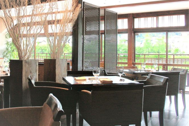 レストラン ルアン ギフト券45,000円｜京都木屋町 鮒鶴 人気リゾート フレンチ 食事券［ フレンチ ランチ ディナー コース料理 食事券 割引券 美食 グルメ 人気 おすすめ 記念 お祝い ホテル 旅行 観光 食事 ふるさと納税 ］ 261009_A-LU019