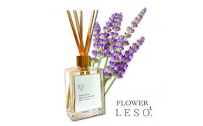 本物の花の香り リード・ディフューザー【ラベンダー】 【 リード ディフューザー 花 香り 仙台市 アロマ インテリア フレグランス デザイン 室内 癒し 自然 空間 プレゼント ギフト エッセンシャルオイル リラックス 】 041009_HW001VC09