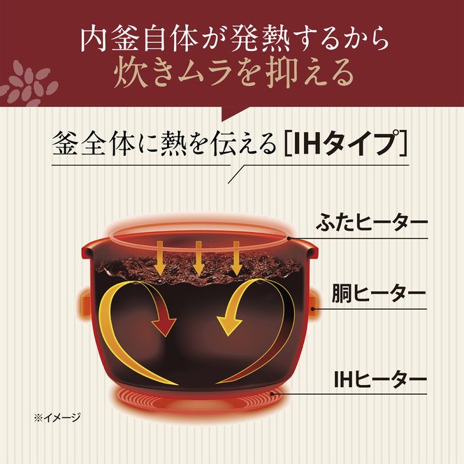 象印 IH炊飯ジャー 5.5合炊き ( 炊飯器 ) 「 豪熱大火力 」 NWQB10-BZ スレートブラック 272183_AK153