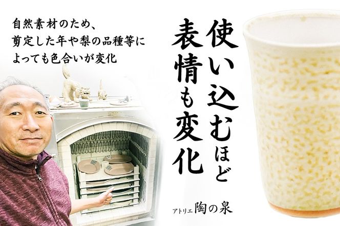 梨灰釉フリーカップ 2個組|06_tni-010201