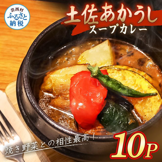 土佐赤牛 牛骨スープカレー 10セット カレー レトルトカレー レトルト あかうし 惣菜 食品 ご当地カレー 時短 即席 備蓄 便利 簡単調理 簡易包装