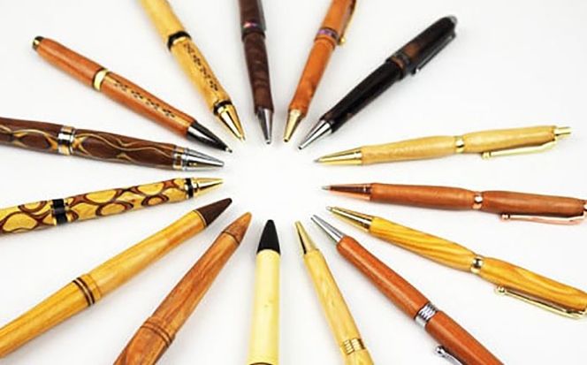 沖縄県産 木製ボールペン (いつよシリーズ / 1本) ボールペン 文房具 ギフト プレゼント おしゃれ 沖縄市 / かねせん工房[BCBS004]