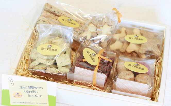 食ママお薦め！信州雑穀焼き菓子　お楽しみほのぼのセット（季節詰め） 長野 信州 地粉 こだわり お土産 お取り寄せ スイーツ ギフト スイーツ お菓子 詰め合わせ 