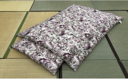 ふとん打ち直し　天然防ダニアロエ加工生地　ミスティ柄　２枚組【CW90W】（滋賀県　近江八幡市）