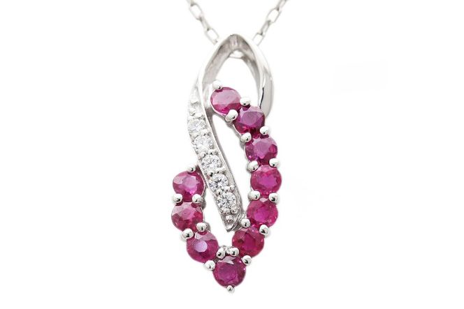 Pt900 ルビー ネックレス | | JEWELRY VALLEY｜ジュエリーバレー