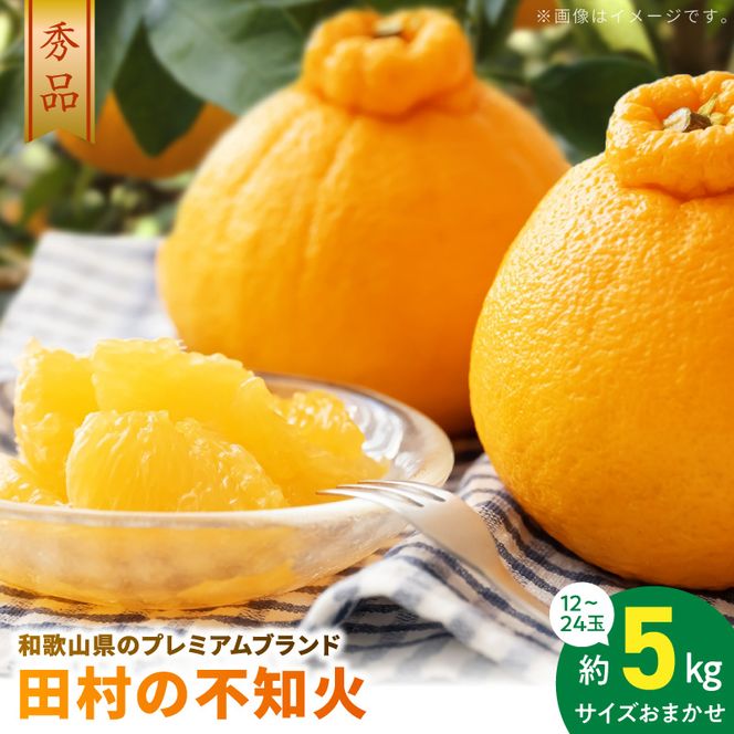 AB7433_【2027年先行予約】和歌山有田 田村の不知火(田村デコ) 秀品 12～24玉