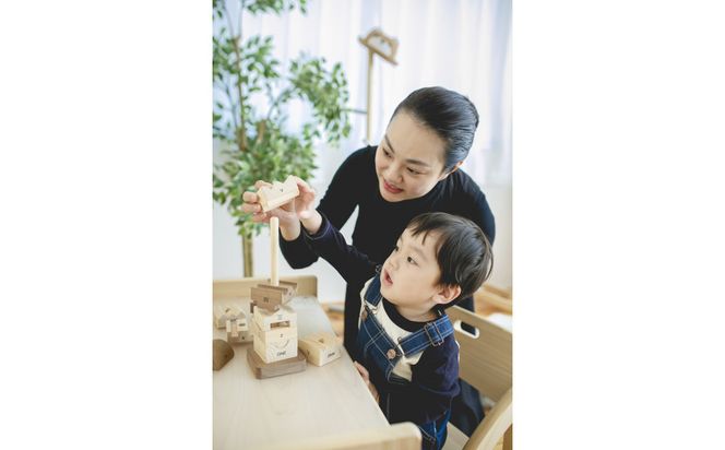 国産檜 IKONIH／アイコニー ナンバータワー 子ども おもちゃ 303446_DS90021
