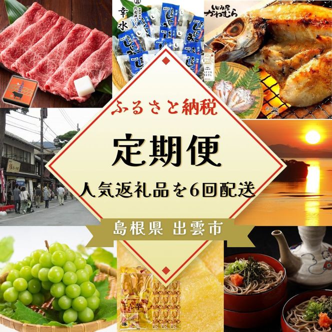 出雲の人気返礼品を厳選！全6回の味わい定期便 322032_ZZ001