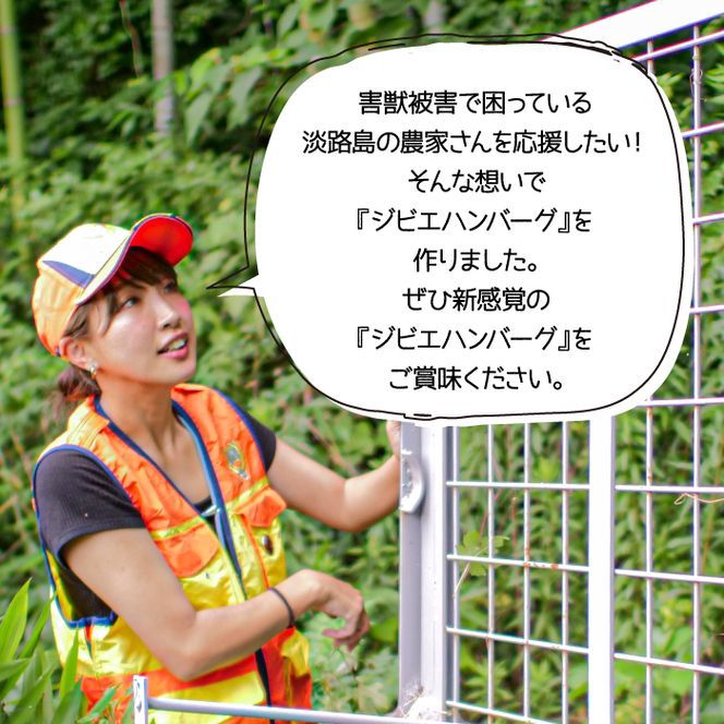 【ジビエハンバーグ】淡路島産イノシシハンバーグ24個セット