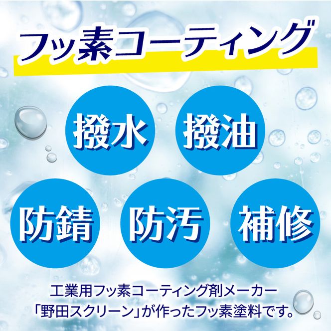 【フッ素コーティングスプレー】フッ素系 水だけでなく「油」も弾いちゃうクリア塗料（5本） （撥水・撥油・防錆・防汚スプレー） ［192N03］ フッ素 コーティング スプレー フッ素系 水 油 弾く クリア塗料 5本 撥水 撥油 防錆 防汚 撥水スプレー 撥油スプレー 防錆スプレー 防汚スプレー 錆止め 仕上げ 補修 塗装 愛知県 小牧市 送料無料