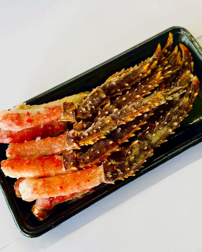25-96 北海道産生タラバガニしゃぶしゃぶ用【脚先付き】1kg(500g×2)