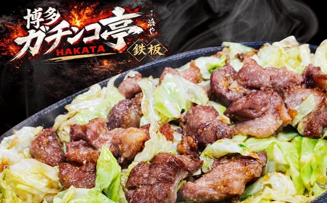 博多スタミナ鉄板焼肉1.5人前×3セット / 豚 はらみ 惣菜 おかず / 糸島市 / 博多 浜や[AFF040]
