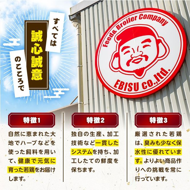 【0074805a-2608】＜2026年8月発送予定＞国産若鶏肉ヘルシーセット(合計3kg・ムネ、ささみ、肩小肉) 鶏肉 鳥肉 とり肉 むね肉 おかず 小分け 国産 【エビス】