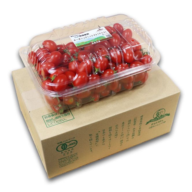 南国育ちの有機ミニトマト 1.1kg（国産 トマト とまと 野菜 新鮮 フルーツ サラダ 限定）