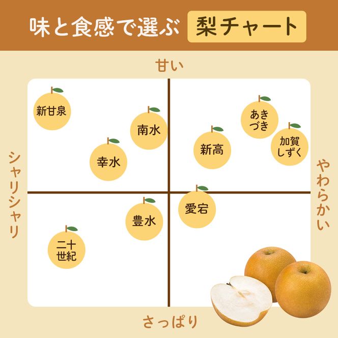 【先行予約】梨 加賀しずく 1箱（6個～10個）石川県加賀市産（2026年8月下旬～9月中旬頃発送） かがしずく ブランド梨 石川県 先行予約 予約 冷蔵配送 くだもの 果物 フルーツ ご当地 食品 災害支援 北陸新幹線 F6P-1951
