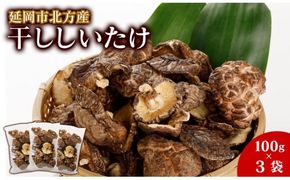 【延岡市北方産】干ししいたけ　100g×3袋　N048-ZA053