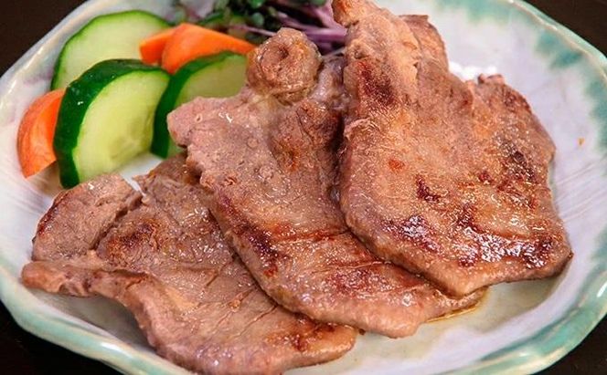 旨味凝縮牛たん400gと仙台のホテル直伝牛肉贅沢ハンバーグ150g×2個セット　【牛タン・お肉・ハンバーグ・厚切り牛たん】 041009_BG001