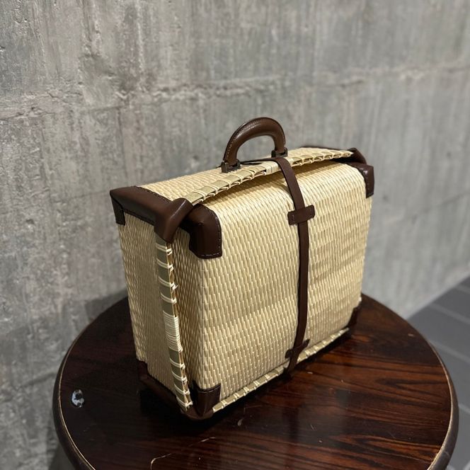 【伝統工芸品】KORI ANRI JAPAN「YANAGI no KABAN」柳行李 / 豊岡杞柳細工 100年持つ収納 ハンドメイド 15インチノートPC収納 A4サイズ対応 豊岡鞄の原点