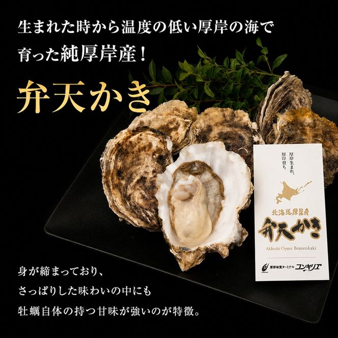 厚岸産 『 マルえもん 』『 カキえもん 』『 弁天かき 』3種 食べ比べ セット  北海道 牡蠣 カキ かき 生食 生食用 生牡蠣 魚貝類 