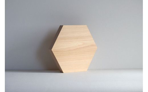 檜 六角形のまな板 カッティングボード キッチン雑貨