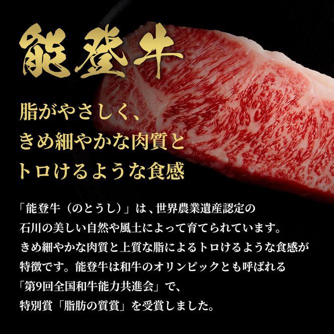 肉【和牛セレブ】能登牛 サーロインステーキ 240g 黒毛和牛 サーロイン ステーキ 霜降り ギフト 石川県 能美市 172111_DB005
