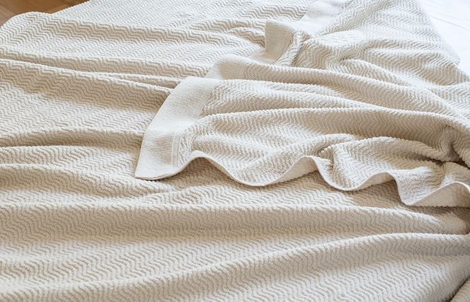099H3669 うとうとタオルケット（ベージュ）【日本製 国産 快眠 快適 上質 寝具 一年中 オールシーズン】